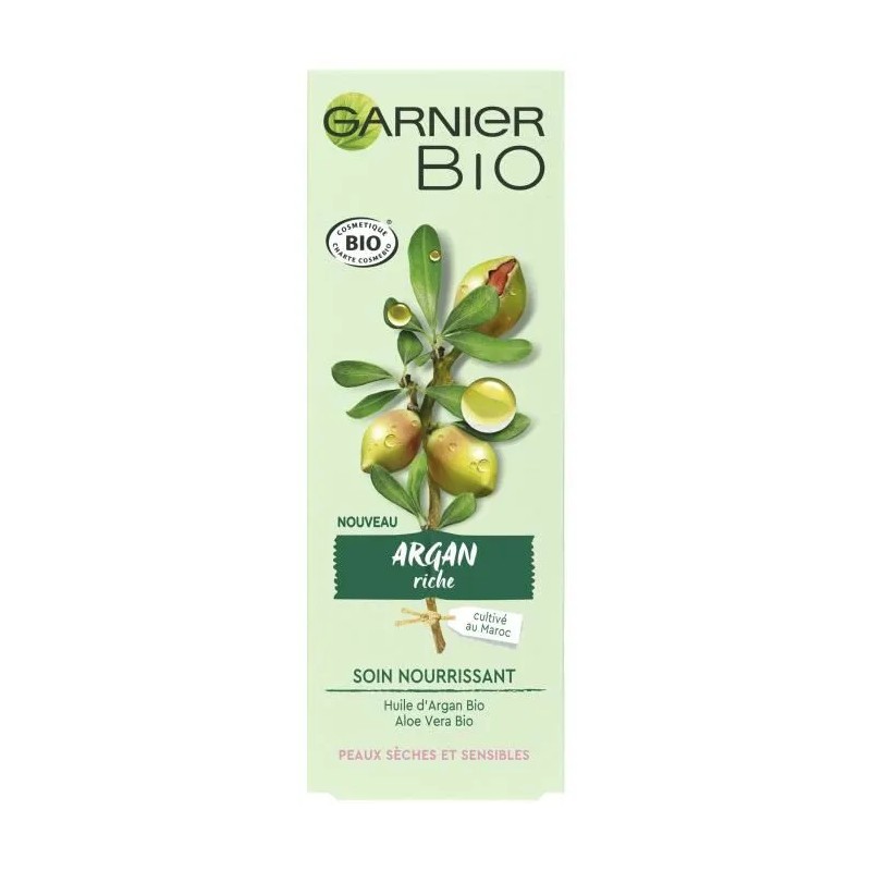 Garnier Bio سيروم وجه مغذي بالأركان - للبشرة الجافة - 50 مل