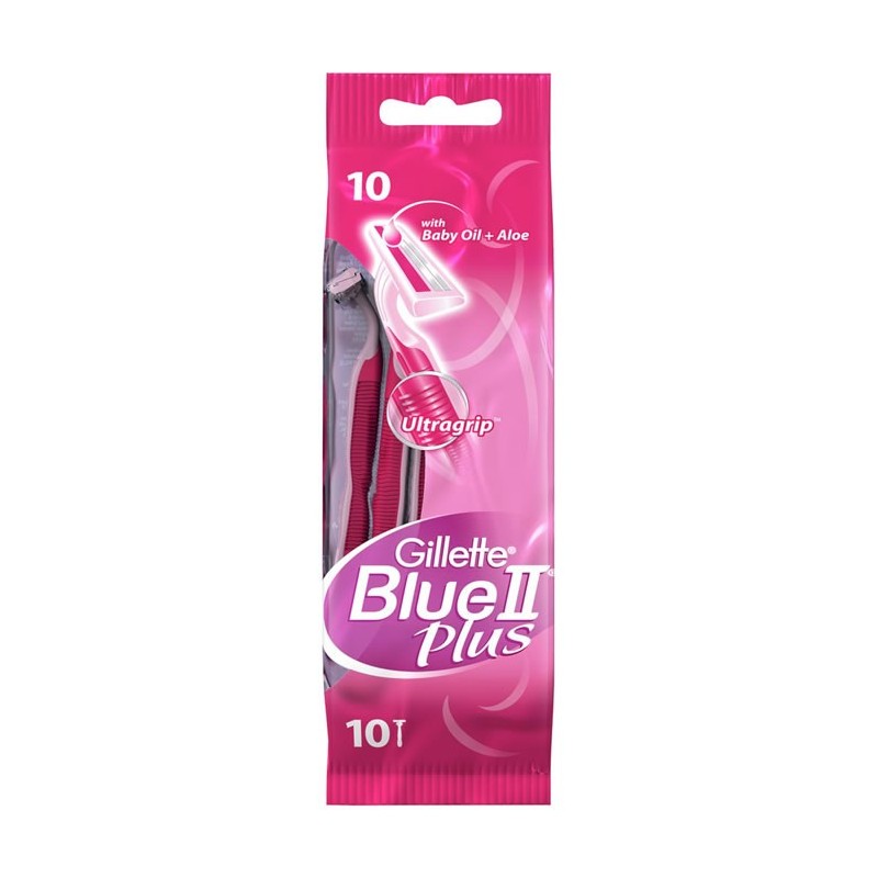 Gillette Blue Ii Rasoirs Jetables Femme - 10 Pièces