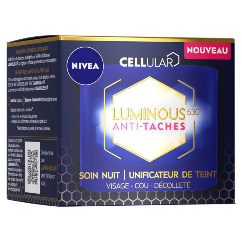 Nivea Cellular Luminous 630 Even Tone Night Care Anti-Spot Anti-Aging - 50ml