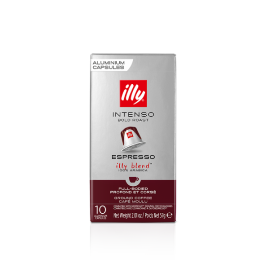 Illy Intenso Coffee Capsules - Intense Roast - 10 Capsules