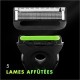 Gillette Labs Rasoir Homme avec Barre Exfoliante + 1 Recharge + Support Magnétique