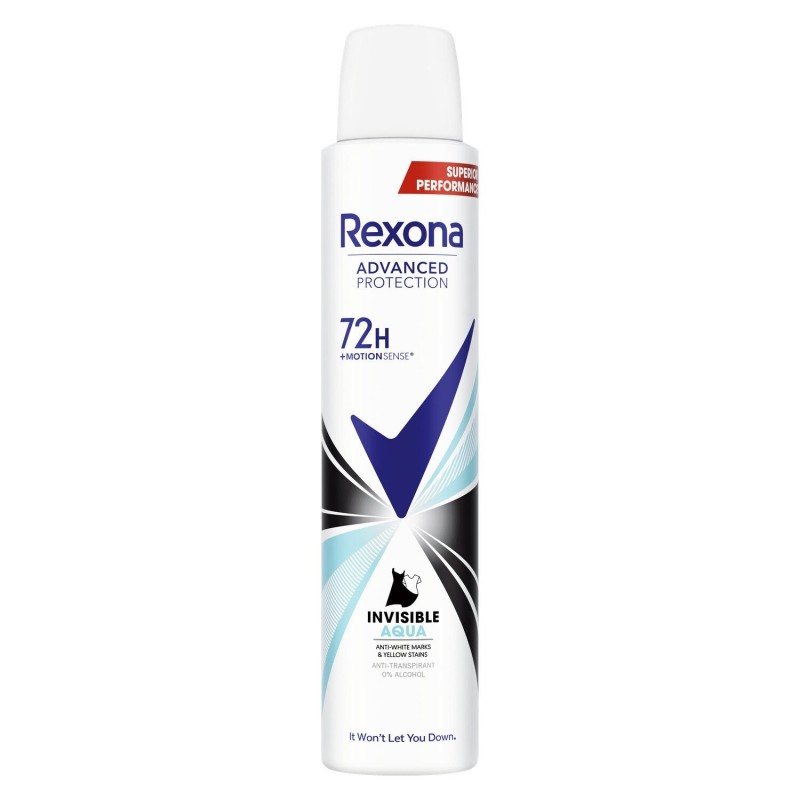 Rexona Invisible Aqua Déodorant Anti-Transpirant - Femme - 200ml