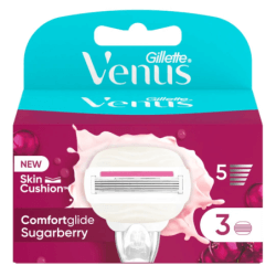 Gillette Venus Comfortglide Recharges pour Rasoir Femme - Sugarberry - 3 Recharges