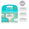 Gillette Venus Deluxe Smooth Sensitive Recharges de Lames pour Rasoir Femme - 3 Recharges
