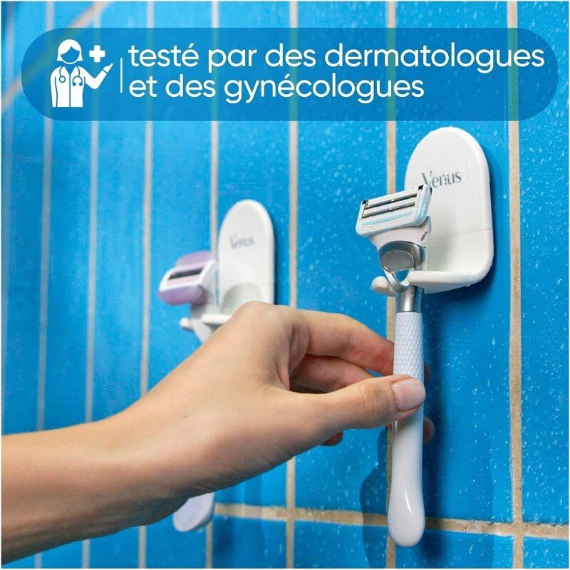 Gillette Venus Satin Care Recharges Lames pour Rasoir Poils Pubiens Femme - 4 Recharges