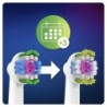 Oral-B 3D White Pro Clean رؤوس فرشاة كهربائية بديلة - X4