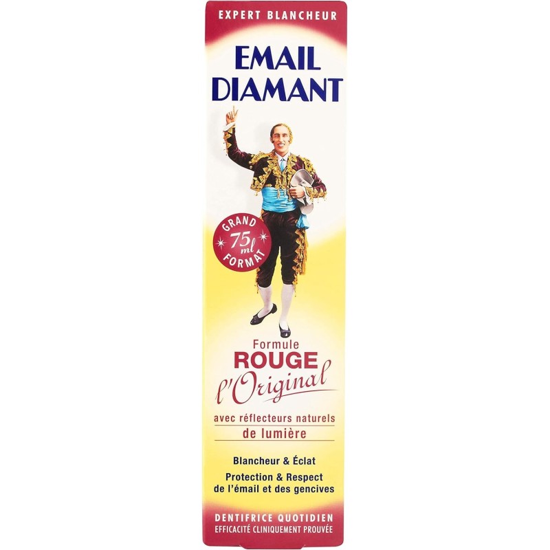 Email Diamant Formule Rouge l'Original Whitening Toothpaste - Gum Protection - 75ml