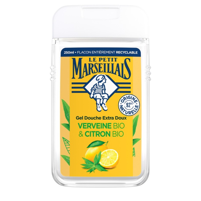 Le Petit Marseillais Verveine Bio et Citron Gel Douche - Peau Tous Types - 250ml