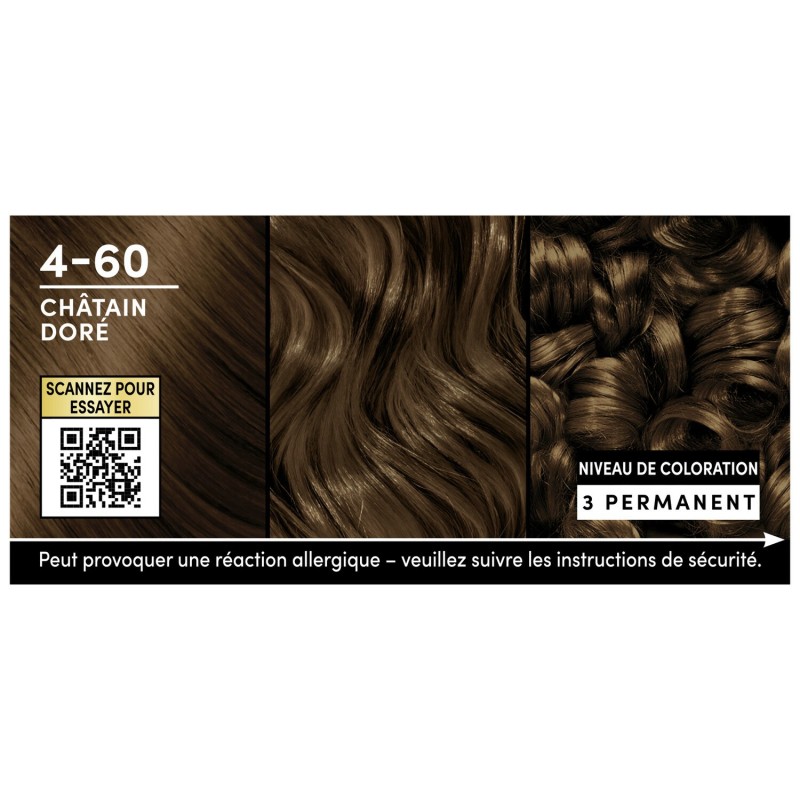 Schwarzkopf Oléo Suprème صبغة شعر دائمة بدون أمونيا - كستنائي ذهبي 4-60