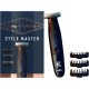 Gillette King C Styler Master Tondeuse à Barbe Sans Fil - 3 Sabots