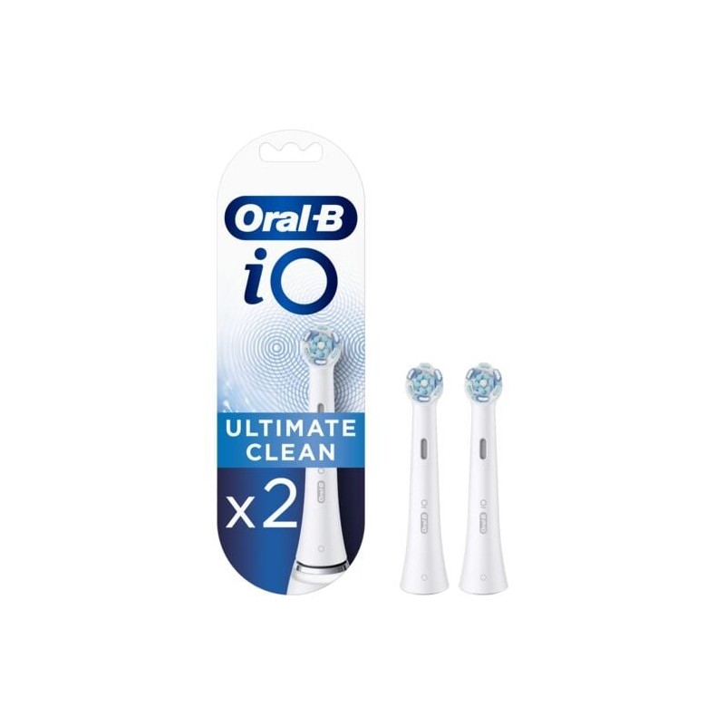 Oral-B Io Ultimate Clean Replacement Brush Heads For Electric Toothbrush - 2 Pack