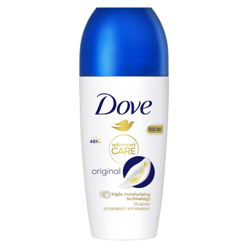 Dove Advanced Care مزيل عرق بالكرة مضاد للتعرق - للنساء - 50 مل - أصلي