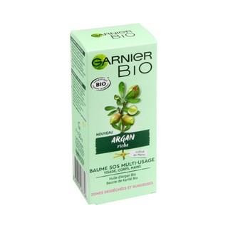 Garnier Sos Baume Multi-Usage Argan Bio - Peaux Sèches et Rugueuses - 50ml