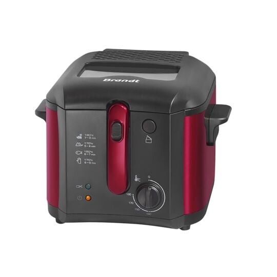 Brandt Fri25r Classic Deep Fryer - 2.5l - Red