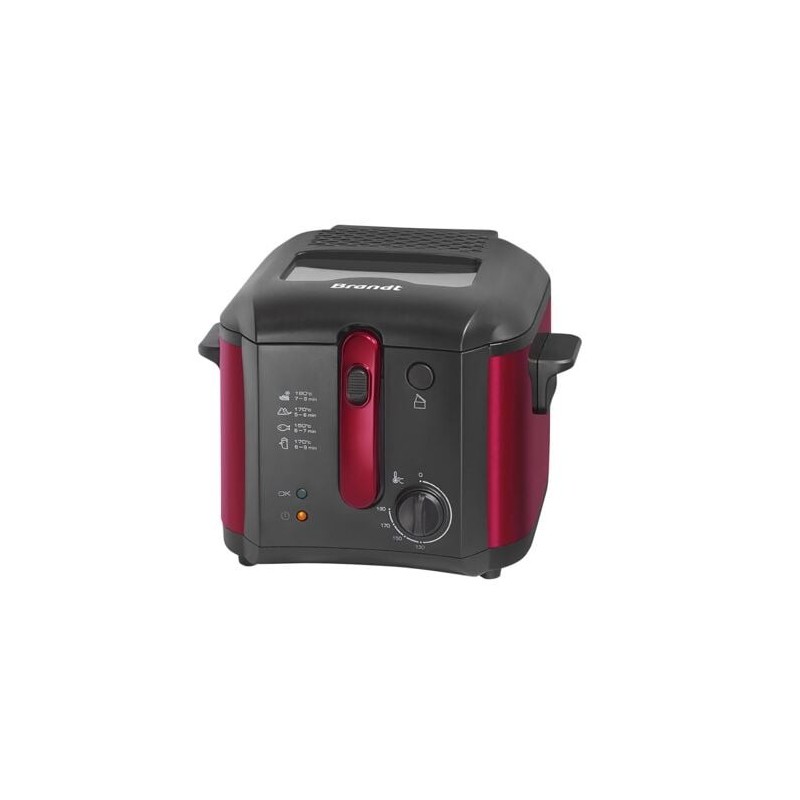 Brandt Fri25r Classic Deep Fryer - 2.5l - Red