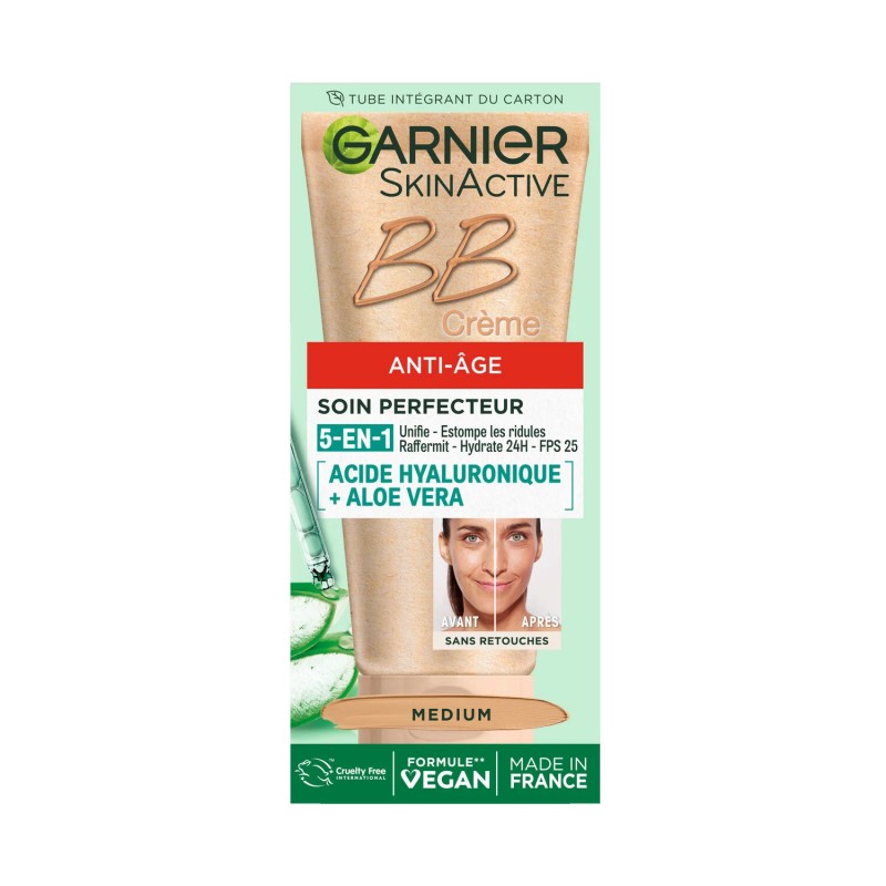 Garnier SkinActive BB كريم 5 في 1 لمكافحة الشيخوخة - للبشرة العادية إلى المختلطة - 50 مل - Medium