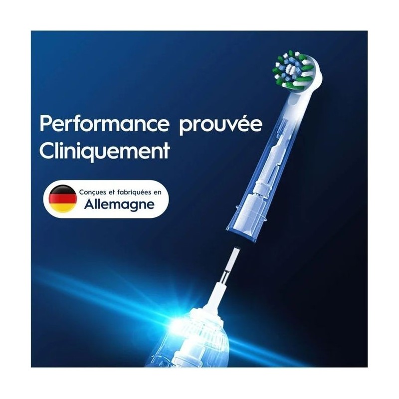 Oral-B Cross Action Pro Replacement Brush Heads For Electric Toothbrush - 2 Pack