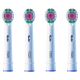 Oral-B 3d White Pro Clean Brossettes de Recharge pour Brosse à Dents Électrique - X4