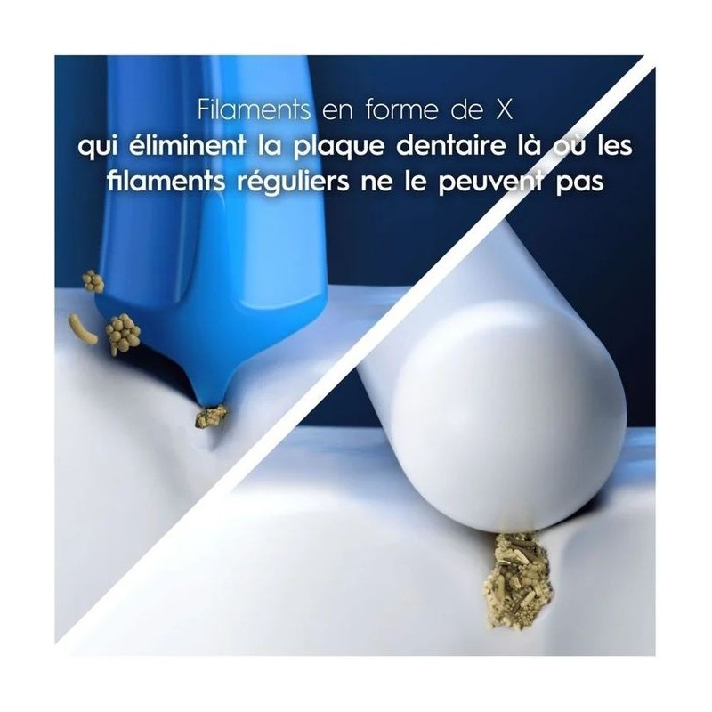 Oral-B Cross Action Pro رؤوس فرشاة كهربائية بديلة - 2 قطع