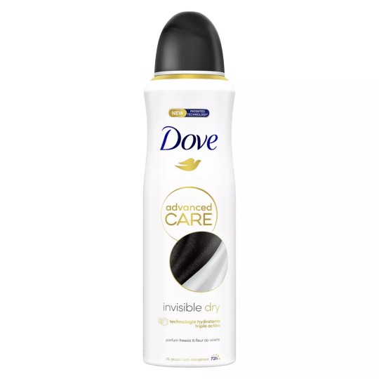 Dove Advanced Care Déodorant Spray Anti-Transpirant Invisible Dry - 200ml - Freesia & Fleur de Violette