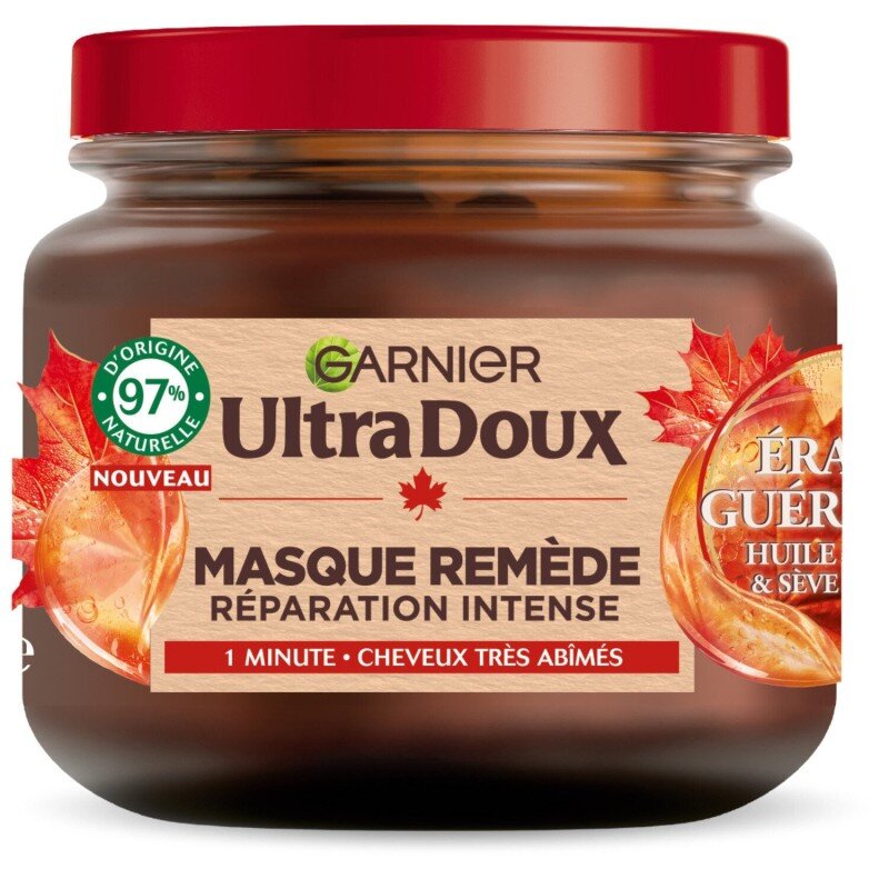 Garnier Ultra Doux Repairing Remedy Mask - Very Damaged Hair - 340ml - Maple Soothing