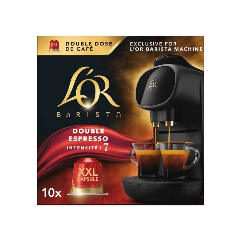 Capsules Café XXL Intensité 7 - Double ESPRESSO - T10 (Compatible Barista)