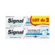 Signal Professional معجون أسنان تبييض للحساسية بمفعول معدني - 2x75 مل