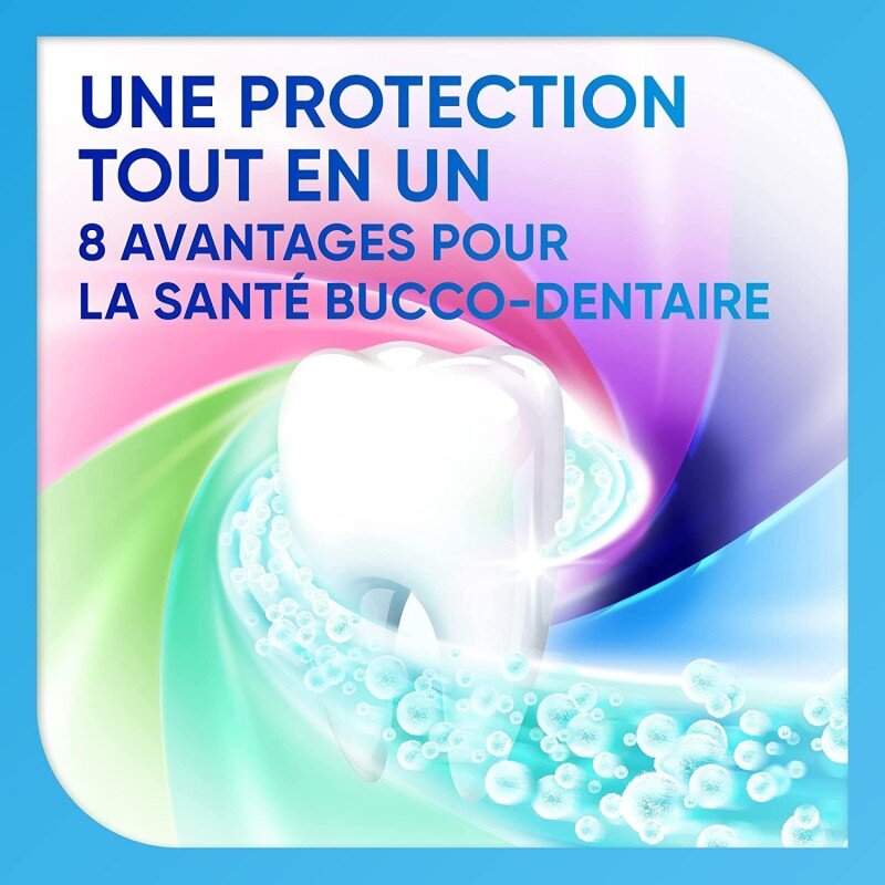 Sensodyne Dentifrice Multi-Protection Blancheur, Avec Fluorure Pour Dents Sensibles et Blanches, Aide à Soulager La Sensibilité