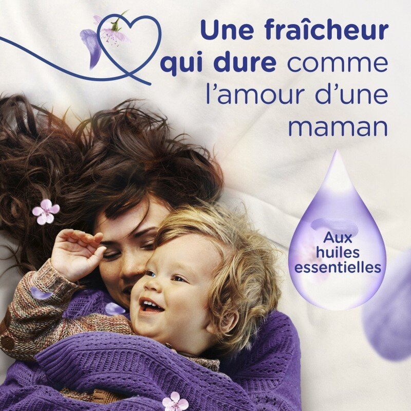 Soupline 3d Fraîcheur Adoucissant Concentré - Fleurs Blanches & Noix de Coco - 1280ml