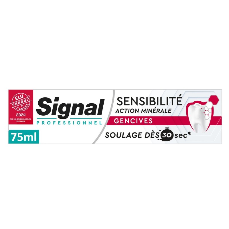 Signal Professionnel Sensibilité Dentifrice - Gencives Sensibles - 75ml
