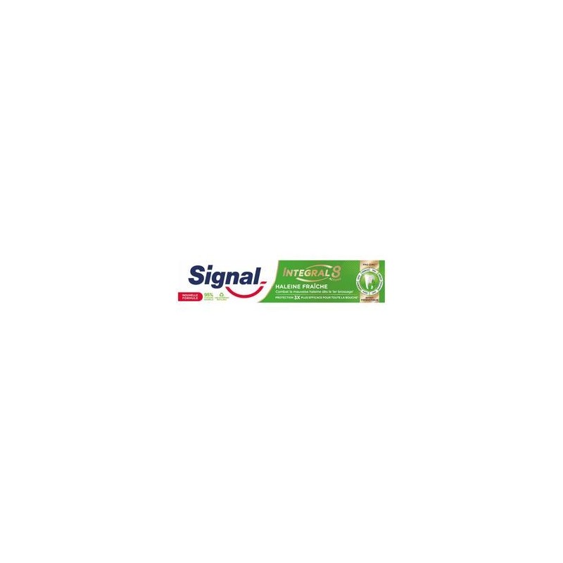Signal Integral 8 Toothpaste - Fresh Breath - Prebiotic Effect - Complete Protection - 75ml