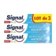 Signal Système Blancheur معجون أسنان تبييض إشراق لامع - 3x75مل