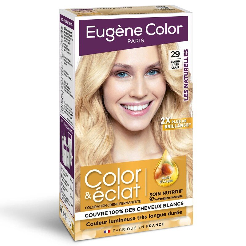 Eugène Color les Naturelles Coloration Permanente Ultra Couvrante - Cheveux - Blond Très Clair 29