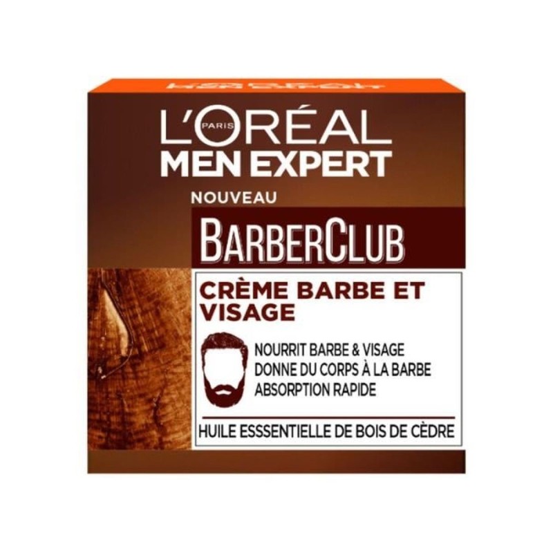 L'Oréal Paris Barber Club Beard And Face Cream - 50ml