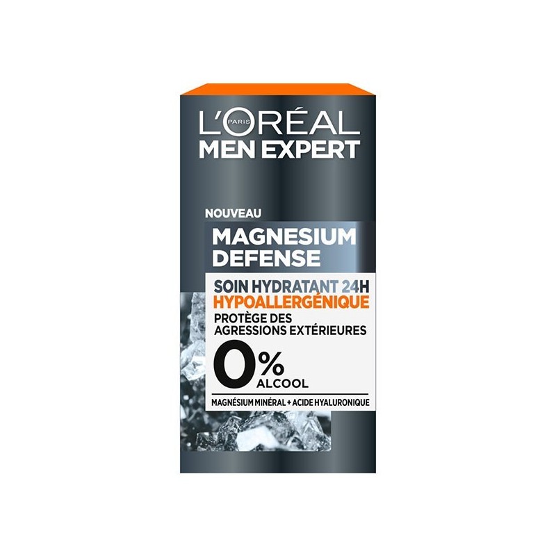 L'Oréal Paris Men Expert Magnesium Defense 24h Hydrating Face Cream - Sensitive Skin - 50ml