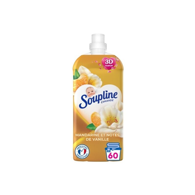Soupline Fraîcheur Parfumée منعم أقمشة مركز - فانيلا-يوسفي - 1.2ل