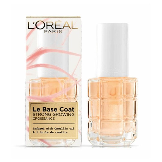 L'Oréal Paris Color Riche Base Coat Growth Infused With Camellia Oil - Nail Care - 13.5ml