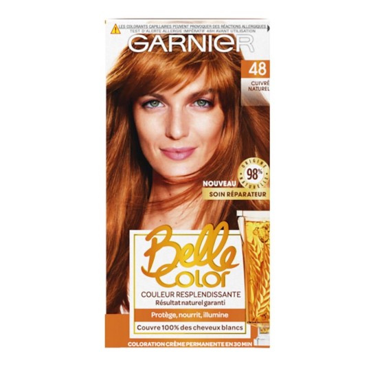 Garnier Belle Color Coloration Permanente - Cheveux Normaux - 48 Cuivré Naturel