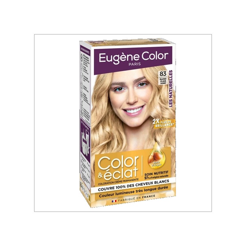 Eugène Color les Naturelles Permanent Hair Dye - Ultra Covering - Light Golden Blonde 83