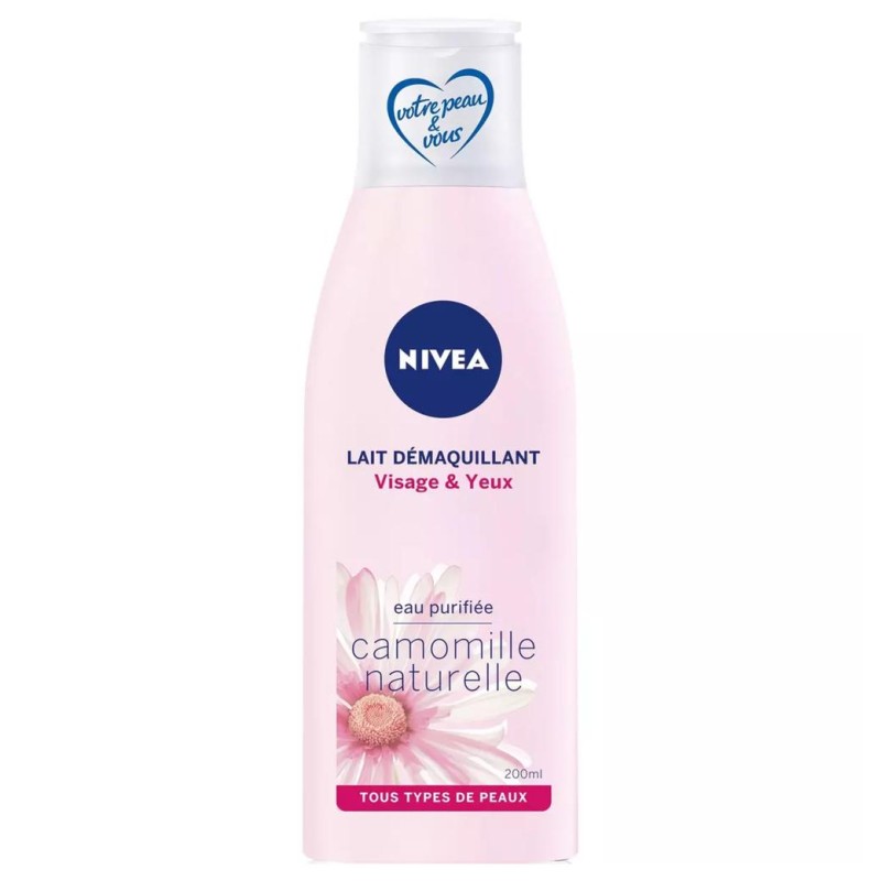 Nivea Lait Démaquillant Visage et Yeux - Tous Types de Peau - 200ml