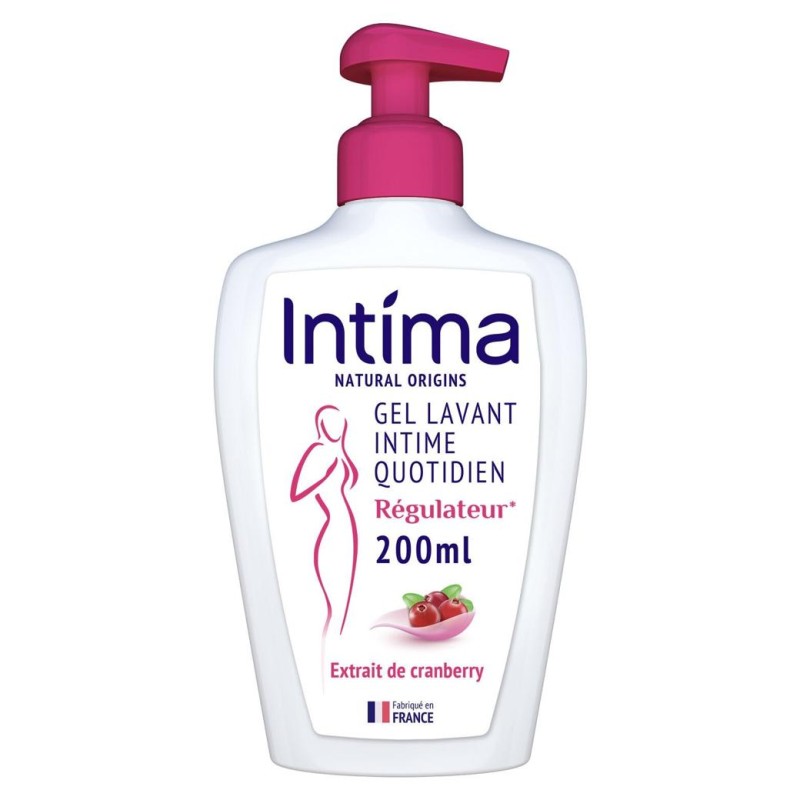 Intima Active Gel Intime Lavant Régulateur - Extrait de Cranberry - 200ml