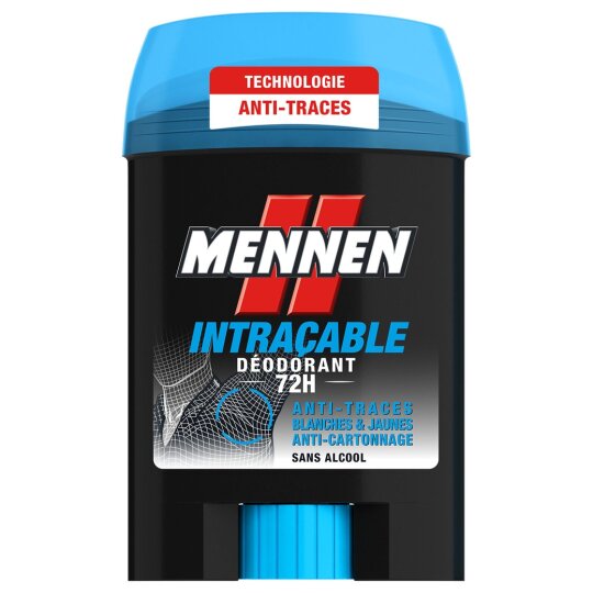 Mennen Déodorant Stick Homme 72h Intraçable Anti-Traces - 50ml