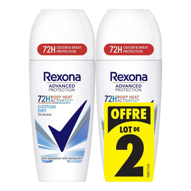 Dove Advanced Care Roll-On Anti-Perspirant Deodorant - Original - 2x50ml