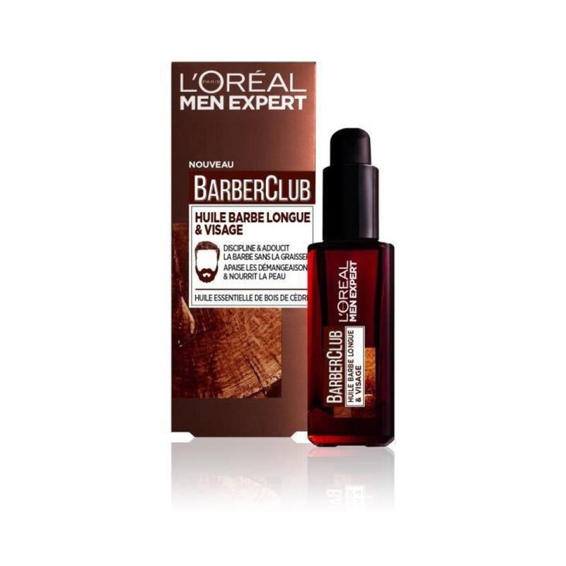 L'Oréal Men Expert Barber Club Long Beard & Face Oil - 30ml