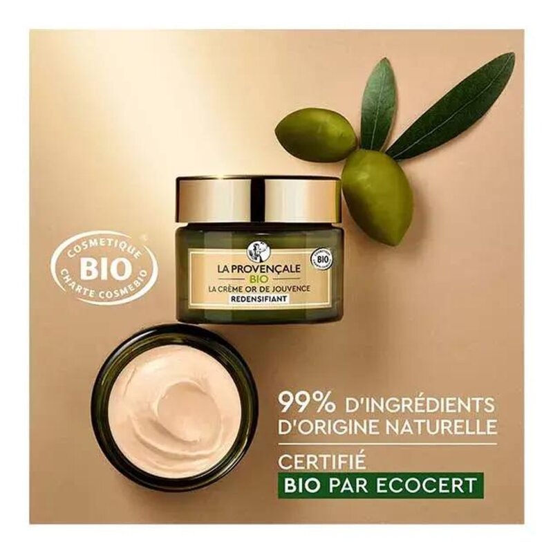 LA PROVENCALE BIO Or De Jouvence كريم وجه نهاري مضاد للتجاعيد - للبشرة الناضجة - 50 مل