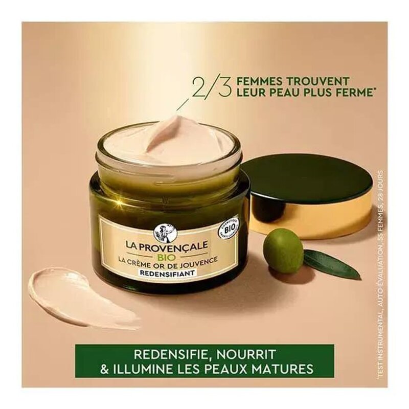 La Provencale Bio Or de Jouvence Crème Visage Jour Anti-Âge - Peaux Matures - 50ml