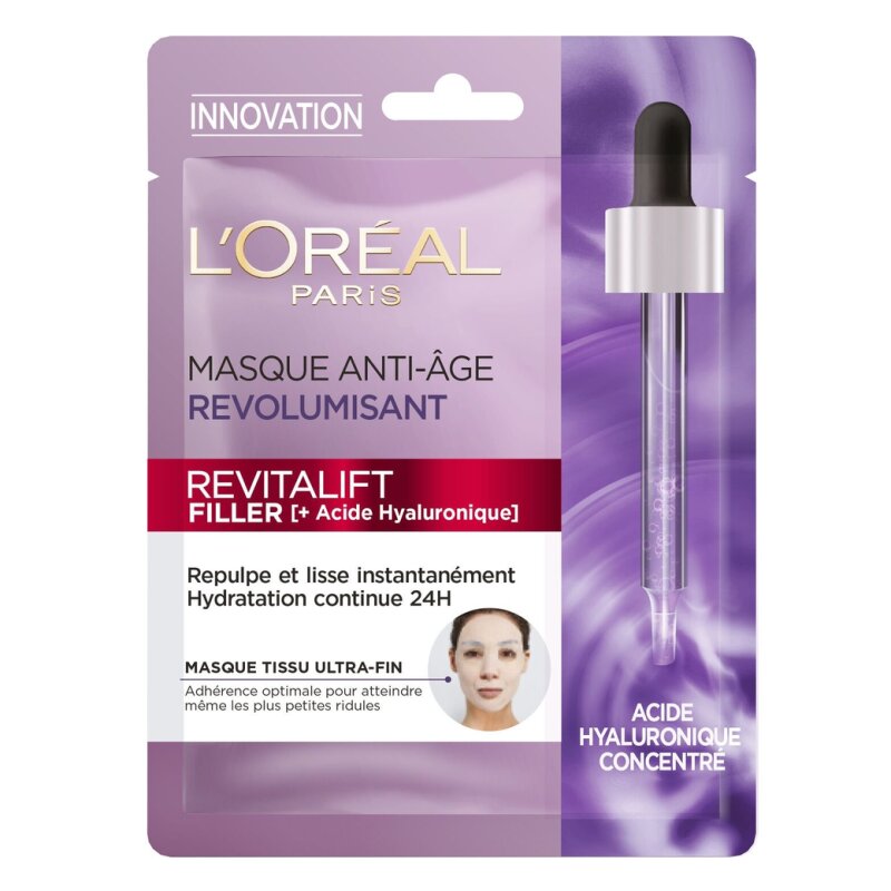 L'Oréal Paris Revitalift Filler Anti-Aging Sheet Mask - Mature Skin - 28g