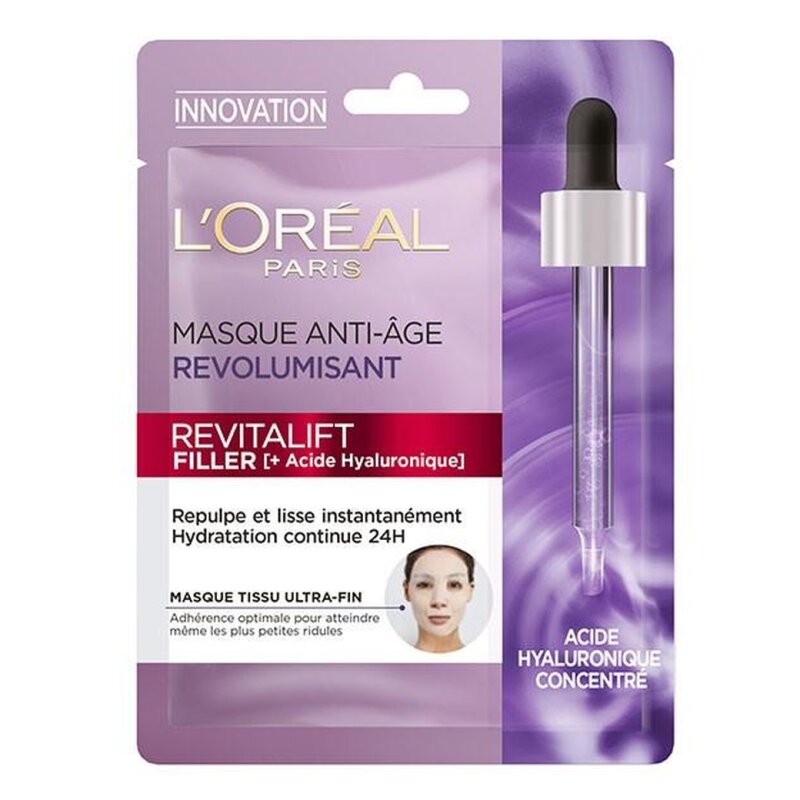 L'Oréal Paris Revitalift Filler Anti-Aging Sheet Mask - Mature Skin - 28g