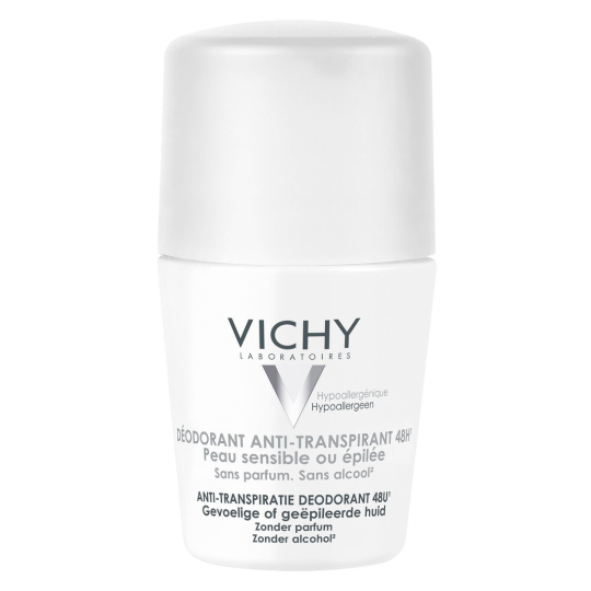 Vichy Dermo-Tolerance مزيل عرق رولون مضاد للتعرق - للبشرة الحساسة أو المحلوقة - 50 مل