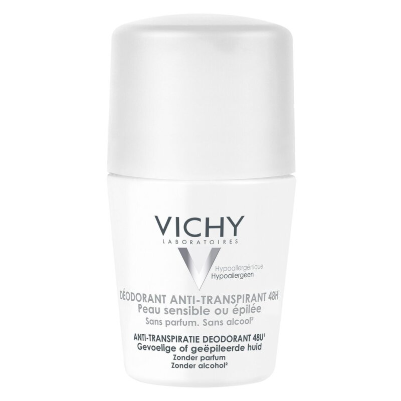Vichy Dermo-Tolerance مزيل عرق رولون مضاد للتعرق - للبشرة الحساسة أو المحلوقة - 50 مل